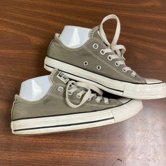 Converse Chuck Taylor All Star OX Women's Low Top Seasonal Gray Sneakers, size 7 - Picture 6 of 12